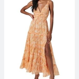 ASTR The Label Elsa Floral Tiered Maxi Dress
